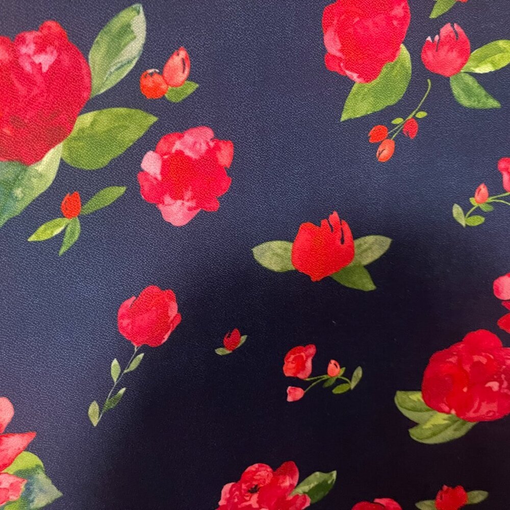 Mud Pie Navy and pink summer dress, Medium - Picture 8 of 9